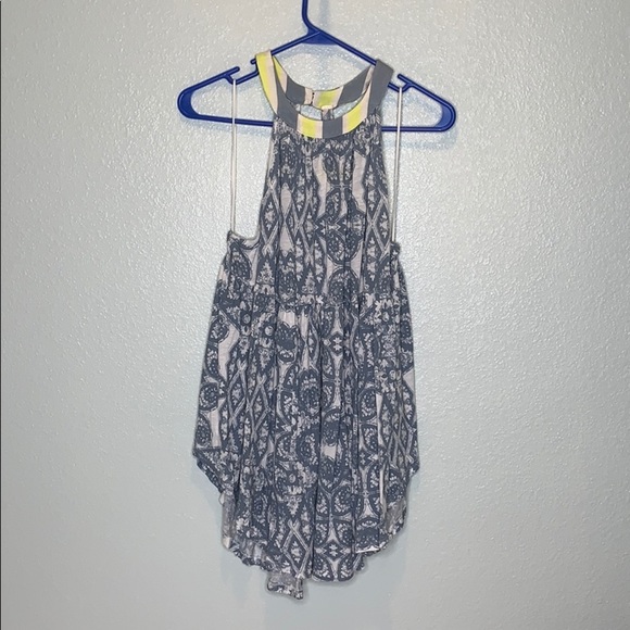 Free People Mimi Ivory tunic flowy top NWT - Picture 2 of 9